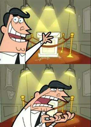 Meme of Timmy Turner's father from the Fairly OddParents